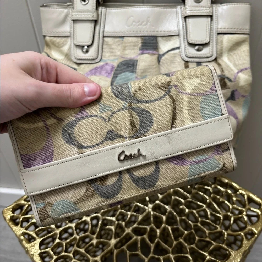 Coach Multicolor Shoulder Bag and Wallet Set - Picture 3 of 13